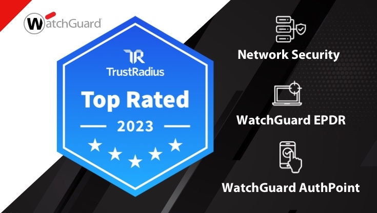 Οι λύσεις της WatchGuard αναδείχθηκαν ως ΤopRated από τους χρήστες στο TrustRadius